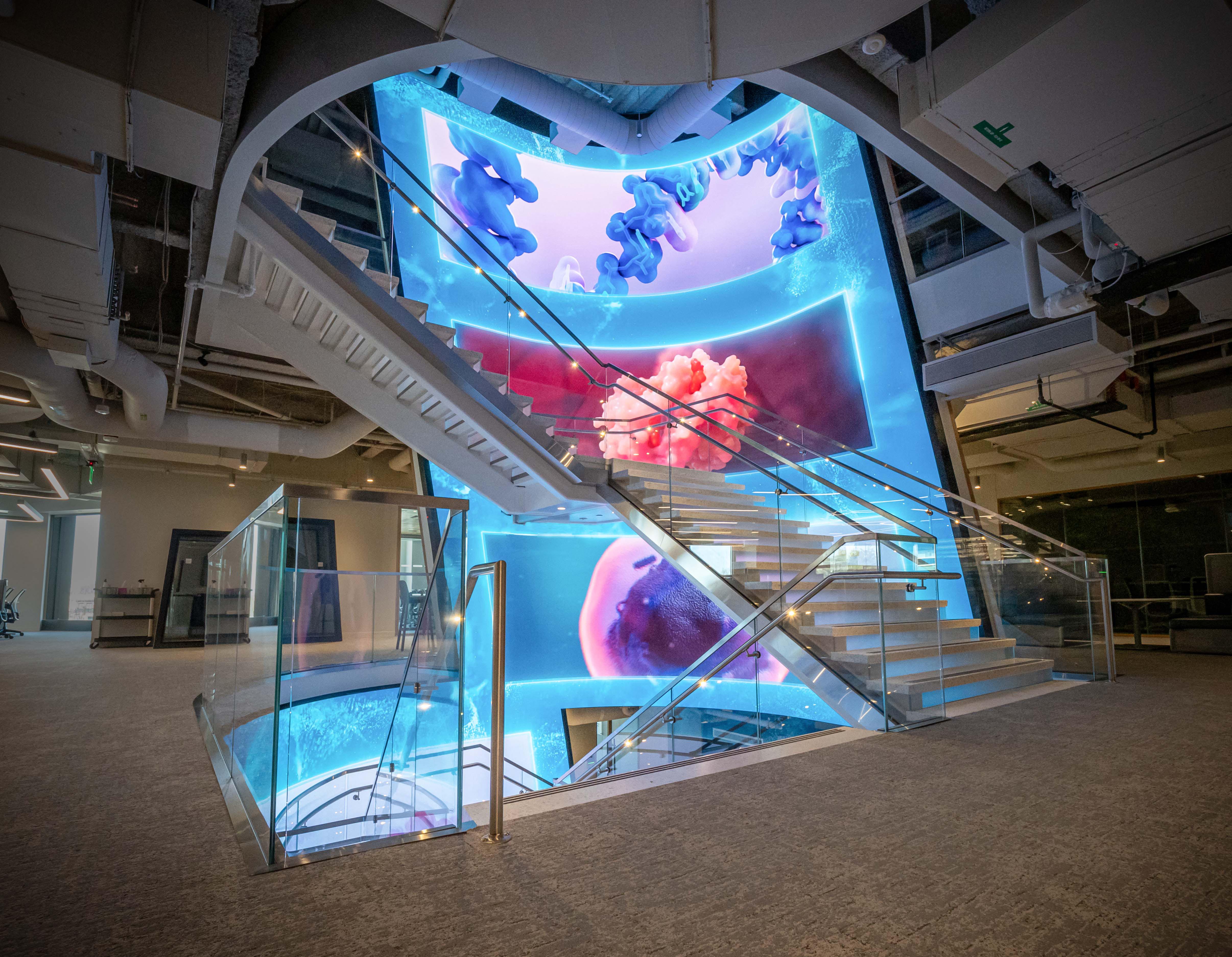 Moderna Stairway Video Wall showcase image